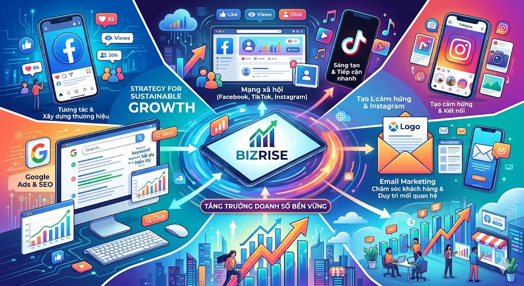 Các kênh Marketing Online phổ biến hiện nay