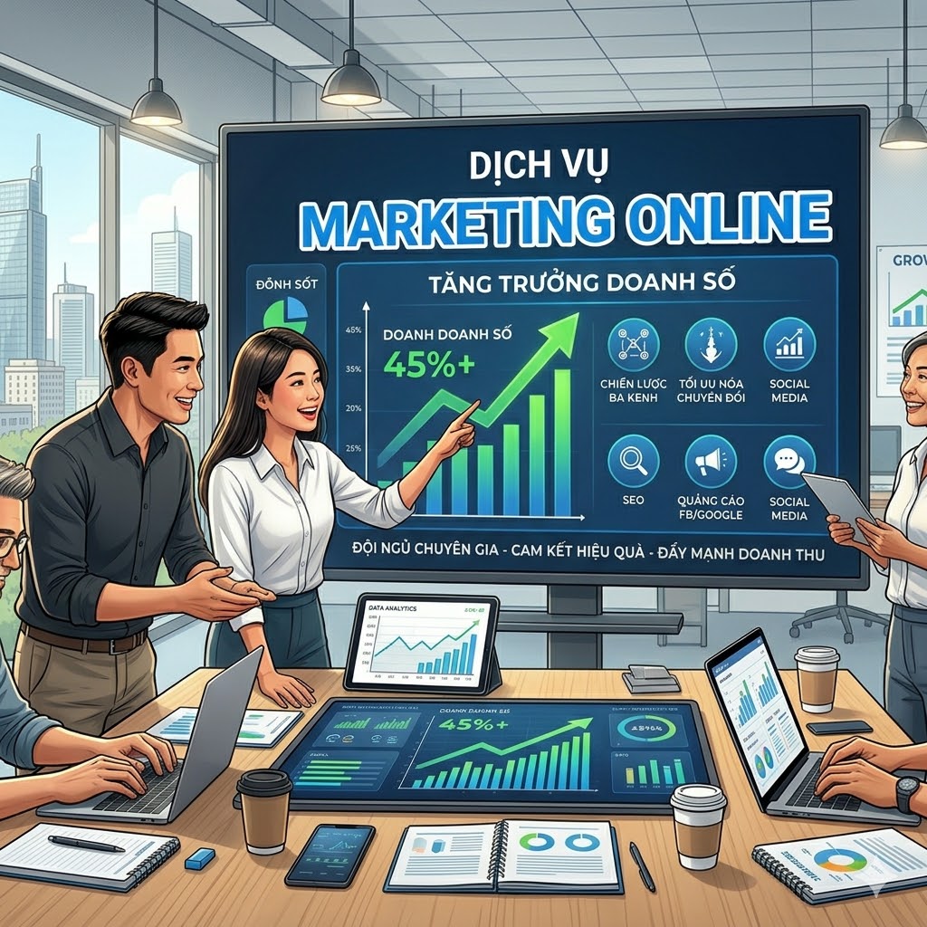 Dịch Vụ Marketing Online Tăng Trưởng Doanh Số