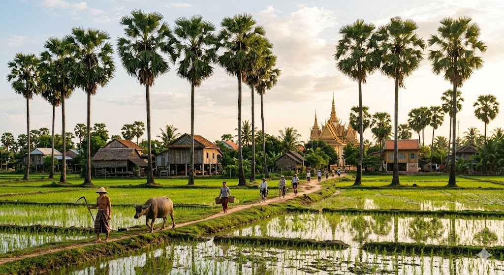 Vai trò của cây thốt nốt trong không gian làng quê Khmer Nam Bộ