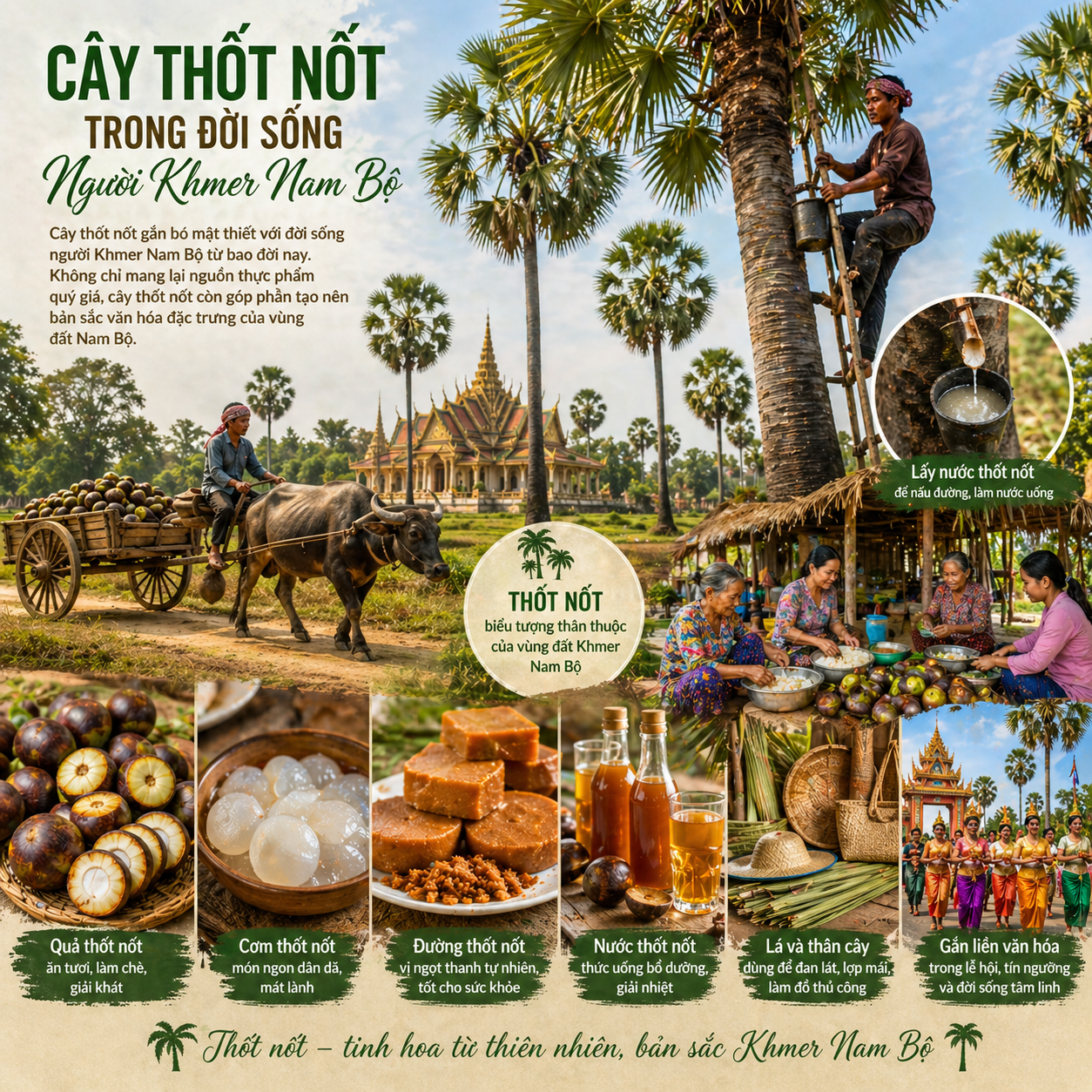 Cây Thốt Nốt Trong Đời Sống Người Khmer Nam Bộ