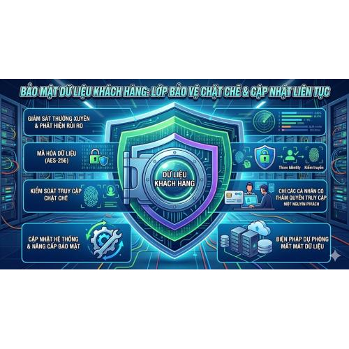 Bảo mật thông tin nghiêm ngặt
