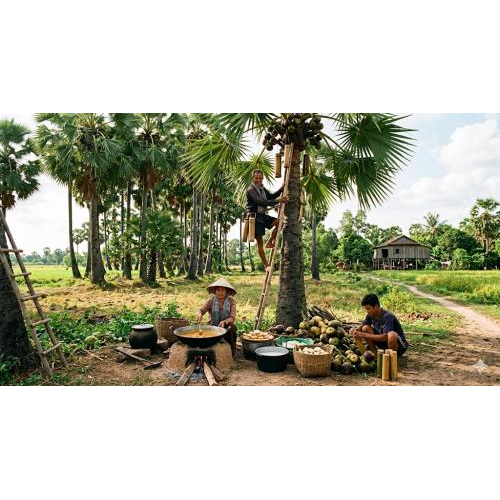 Thốt nốt trong đời sống lao động và sinh kế của người dân